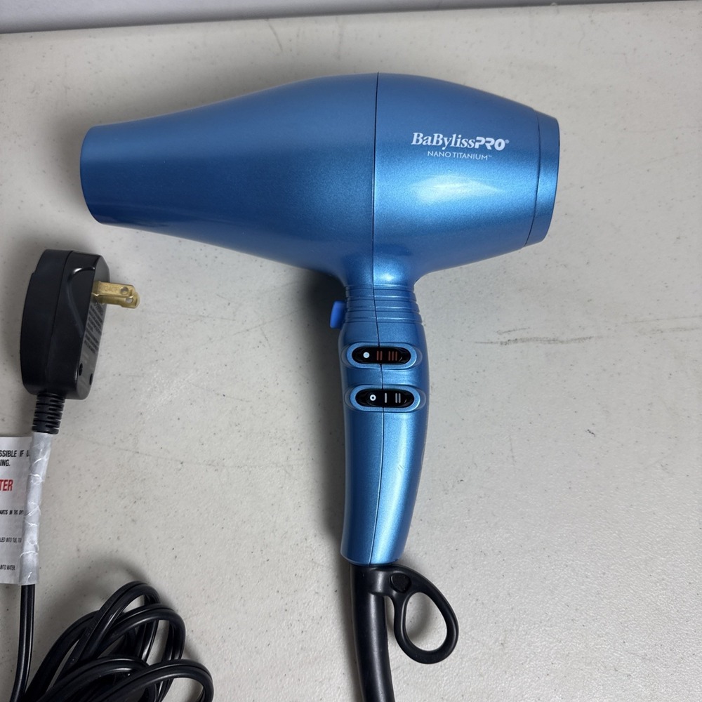 BaBylissPRO Nano Titanium Turbo Xtreme Professional Dryer - Blue - Picture 2 of 9